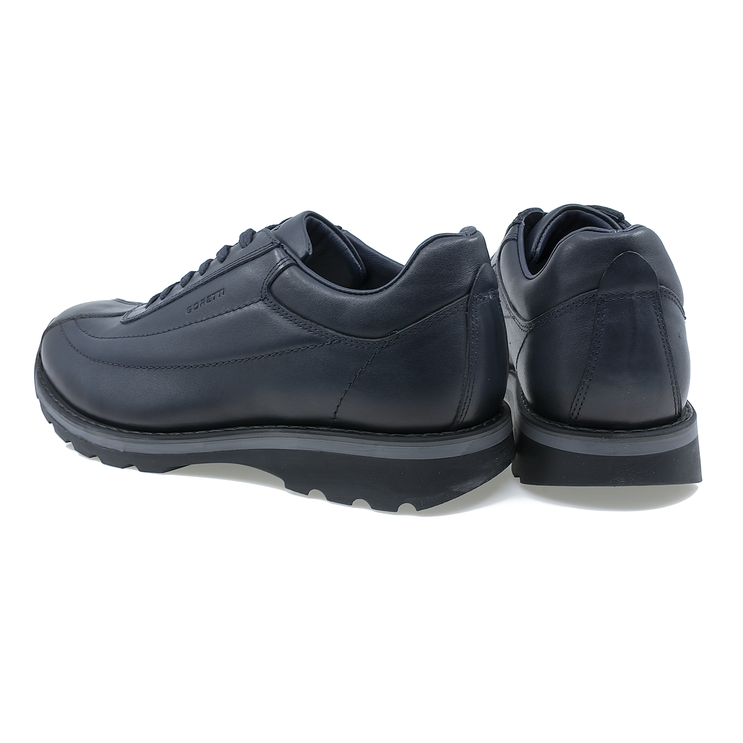 Pantofi Barbati Casual Goretti B36-1152 Piele Naturala bleumarin-5