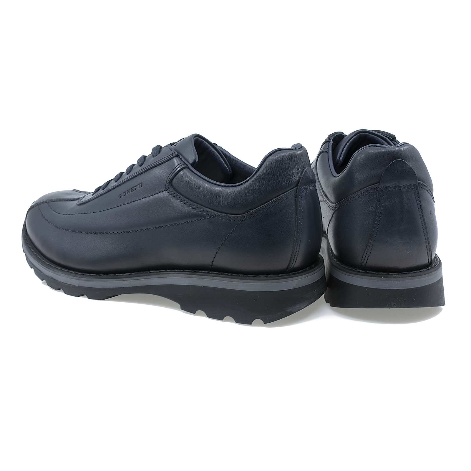 Pantofi Barbati Casual Goretti B36-1152 Piele Naturala bleumarin-5