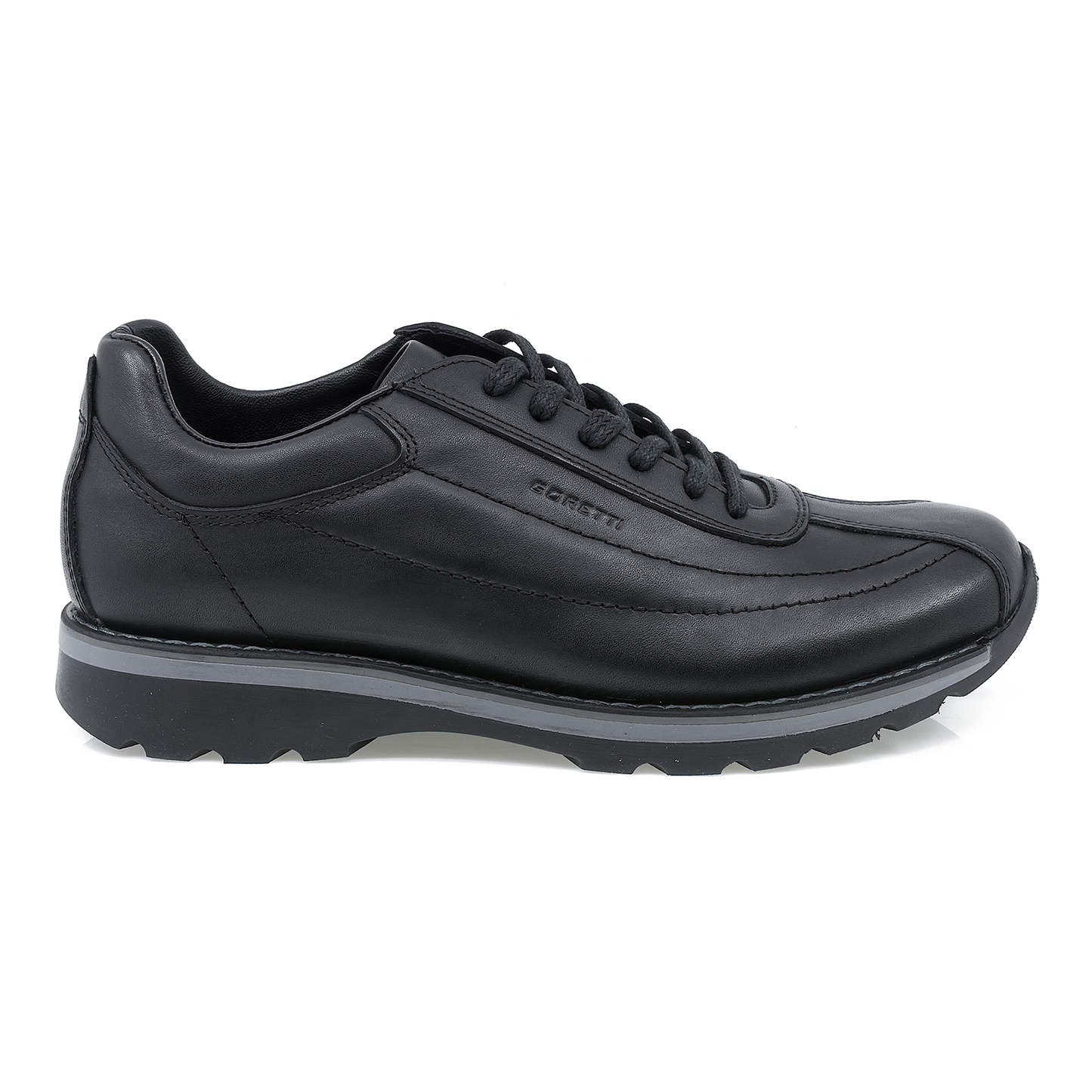 Pantofi Barbati Casual Goretti B36-1152 Piele Naturala negru