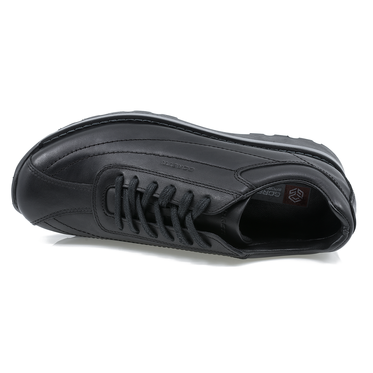 Pantofi Barbati Casual Goretti B36-1152 Piele Naturala negru-3