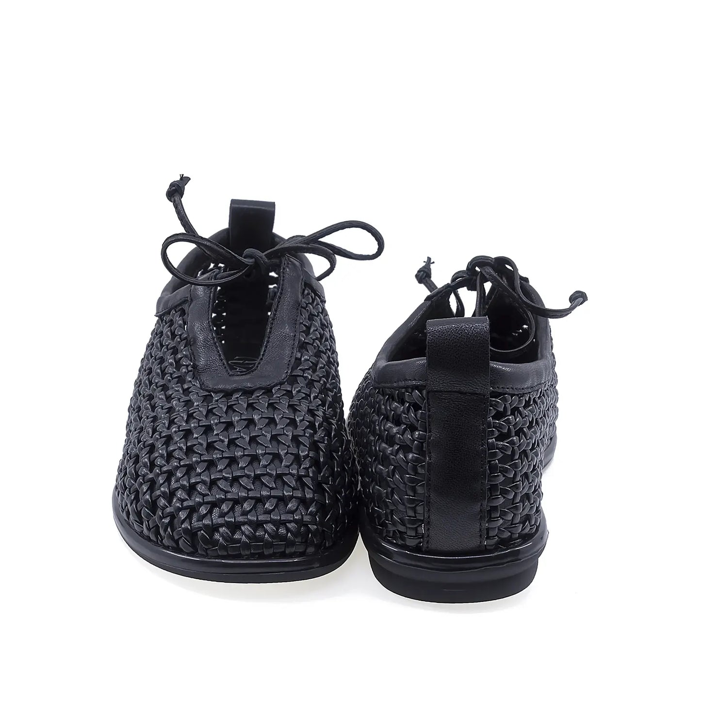 Pantofi damă Anna Viotti 6460P-A138-Y01 negru, vedere spate, elegant și confortabil