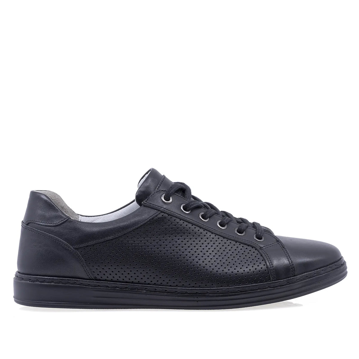 Pantofi barbati casual Goretti piele naturala B0Y9665-J80 negri
