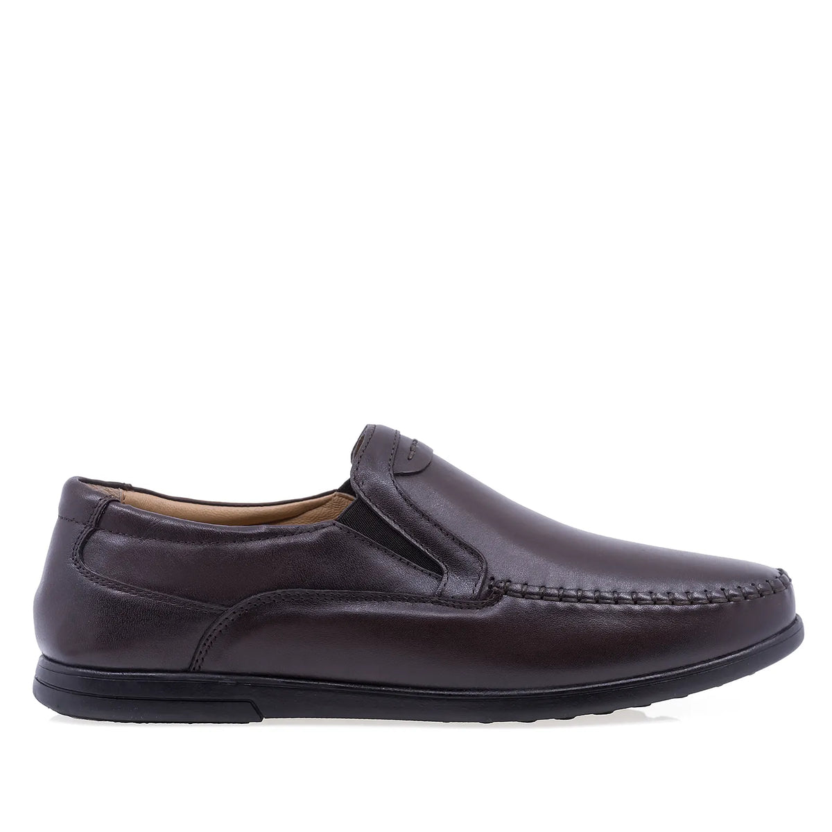 Pantofi barbati casual Goretti piele naturala B25-91006 maro