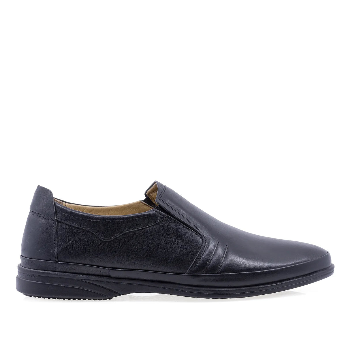 Pantofi barbati casual Goretti piele naturala B25-9660 negri