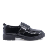 Pantofi dama casual Anna Viotti piele lacuita D111-5H23907-75 negri