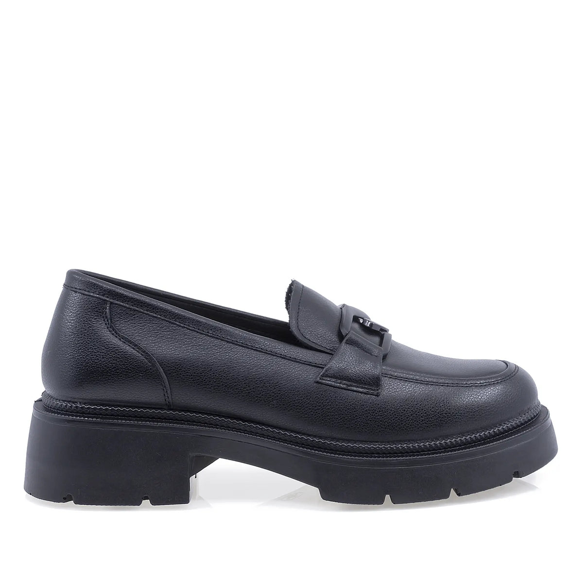 Pantofi dama casual Anna Viotti piele naturala D111-5H25318-6 negri