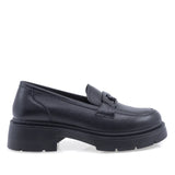 Pantofi dama casual Anna Viotti piele naturala D111-5H25318-6 negri