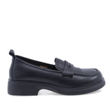 Pantofi dama casual Anna Viotti piele naturala D111-C05803-6 negri