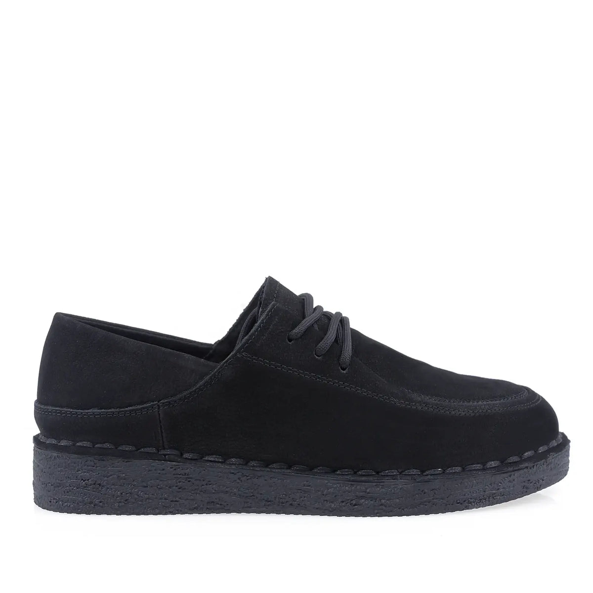Pantofi dama casual Anna Viotti piele intoarsa D111-S5279 negri