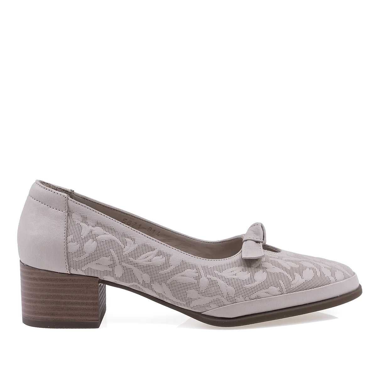 Pantofi dama casual Anna Viotti piele naturala D50-5671 bej