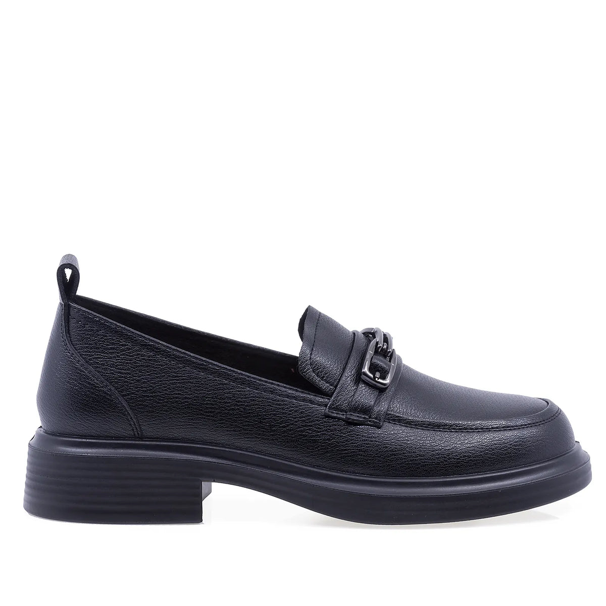 Pantofi dama casual Anna Viotti piele naturala D111-5189 negri