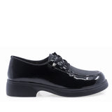 Pantofi dama casual Anna Viotti piele lacuita D111-5C05881-6 negri