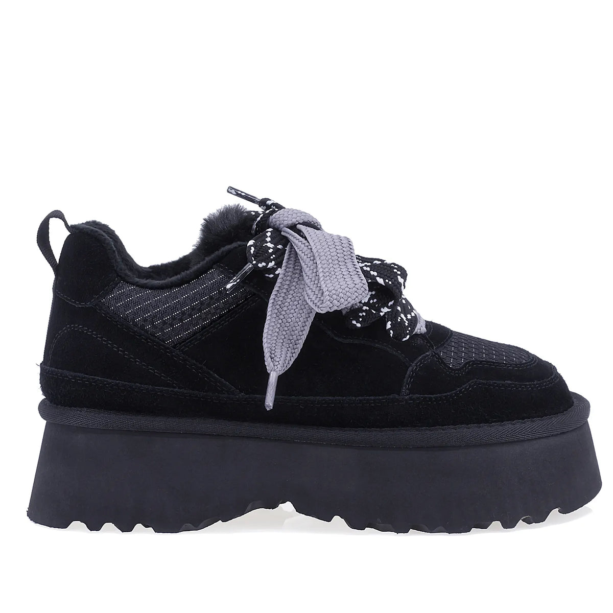 Pantofi dama casual Anna Viotti piele intoarsa D113-2681 negri
