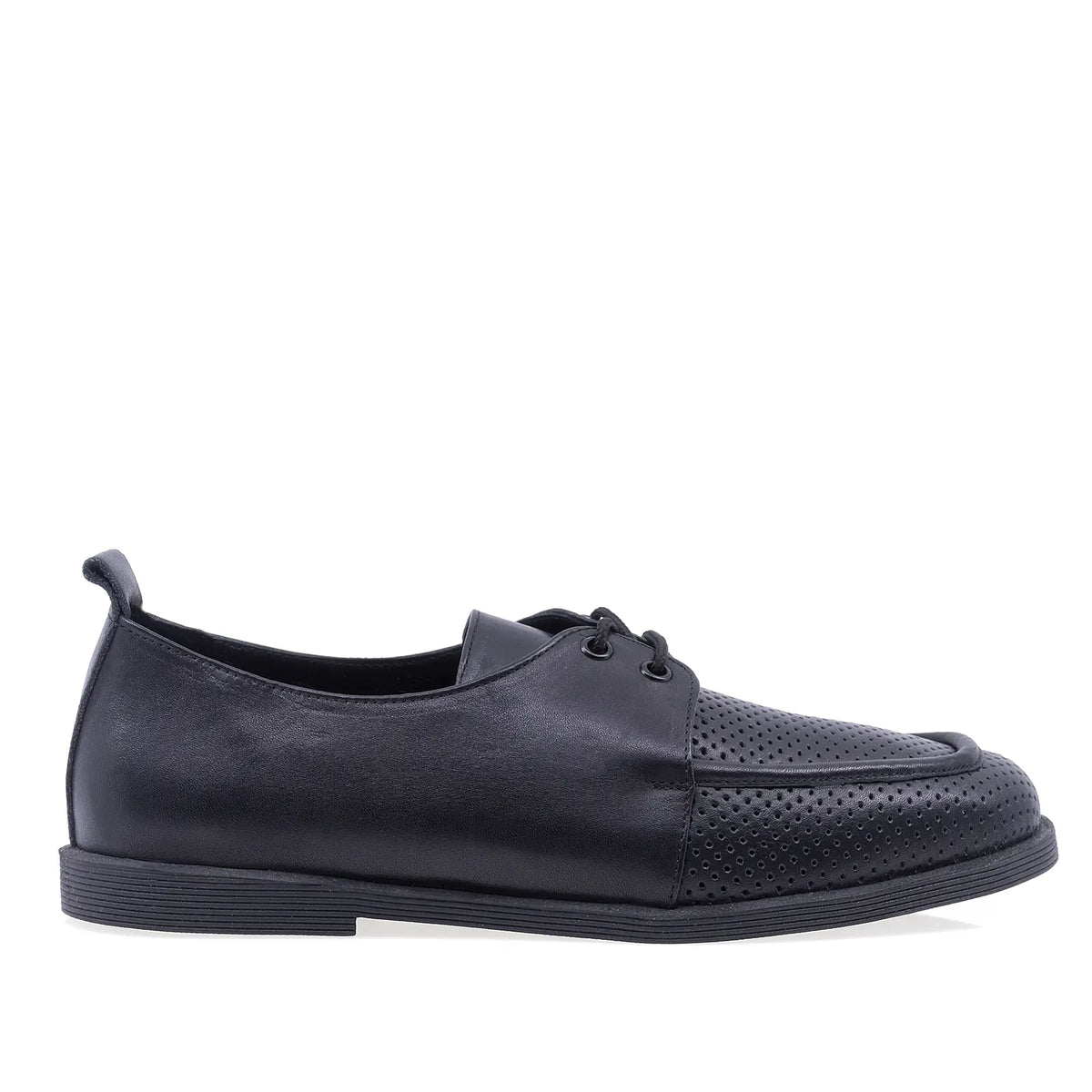 Pantofi dama casual Anna Viotti piele naturala D12-371 negri