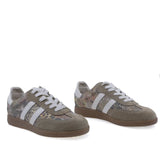 Pantofi dama casual Anna Viotti piele intoarsa, D116-23142-02, bej