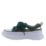 Pantofi dama casual Anna Viotti piele naturala, D106-23, verde