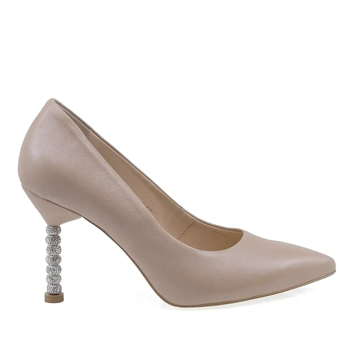 Pantofi dama eleganti Anna Viotti piele naturala D2985 bej