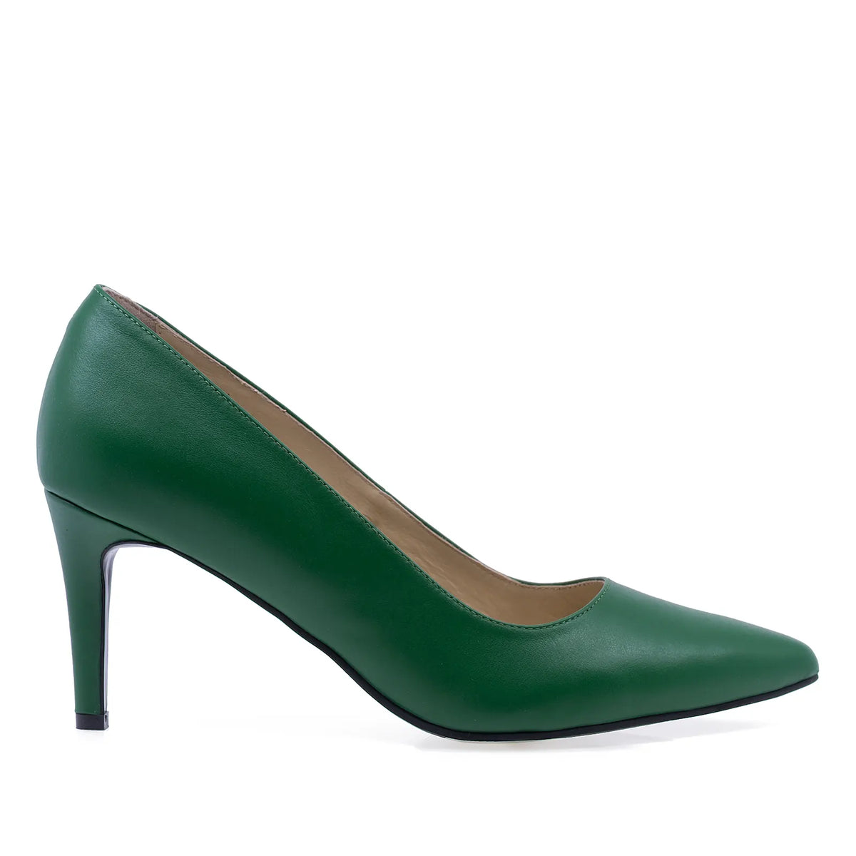 Pantofi dama eleganti Guban piele naturala D1218 verzi