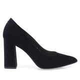 Pantofi dama eleganti Sala piele intoarsa 9933 negri