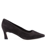 Pantofi dama eleganti Anna Viotti piele intoarsa D106-M1317-G1022-2 maro