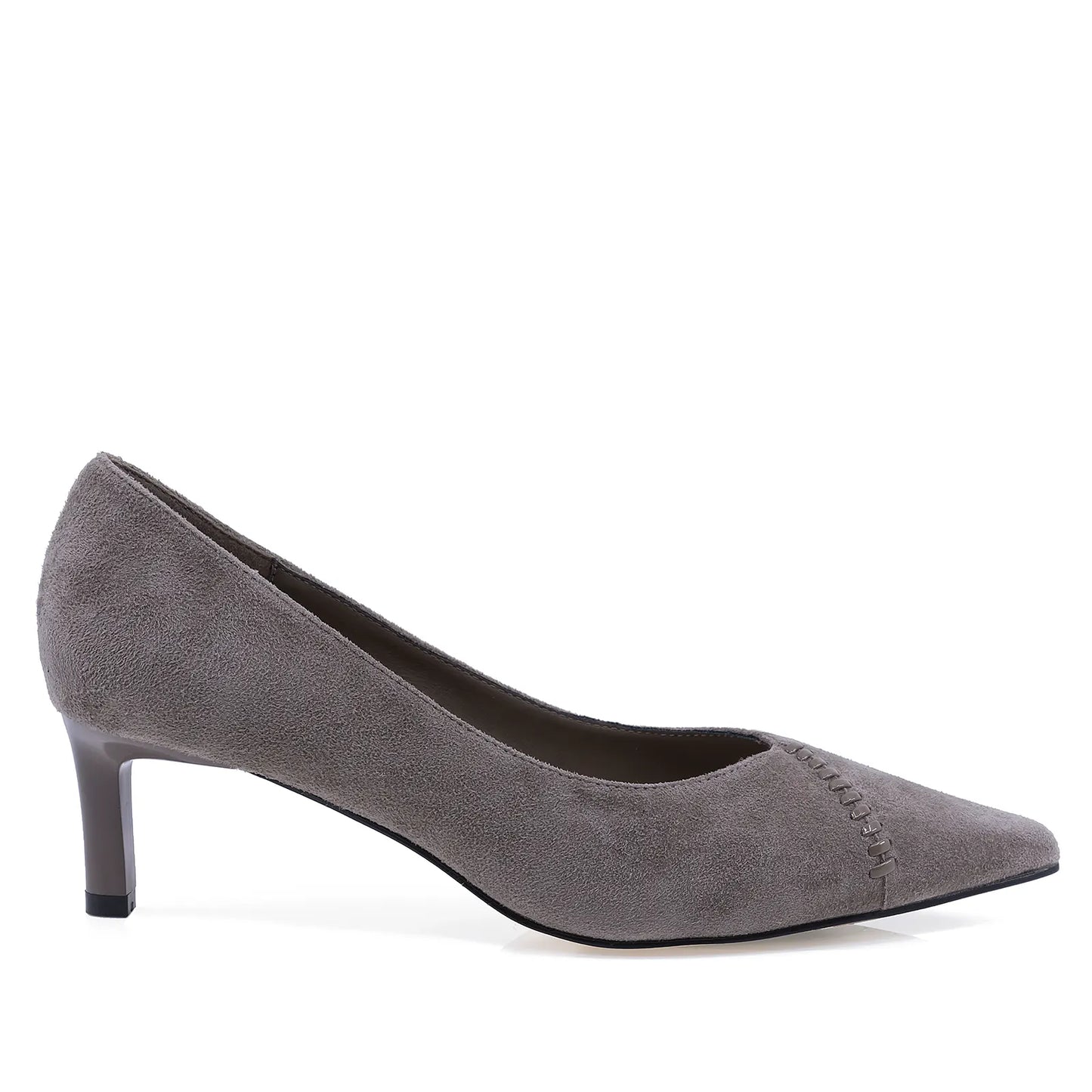 Pantofi dama eleganti Anna Viotti piele intoarsa D106-M1530-Q1191-6 gri