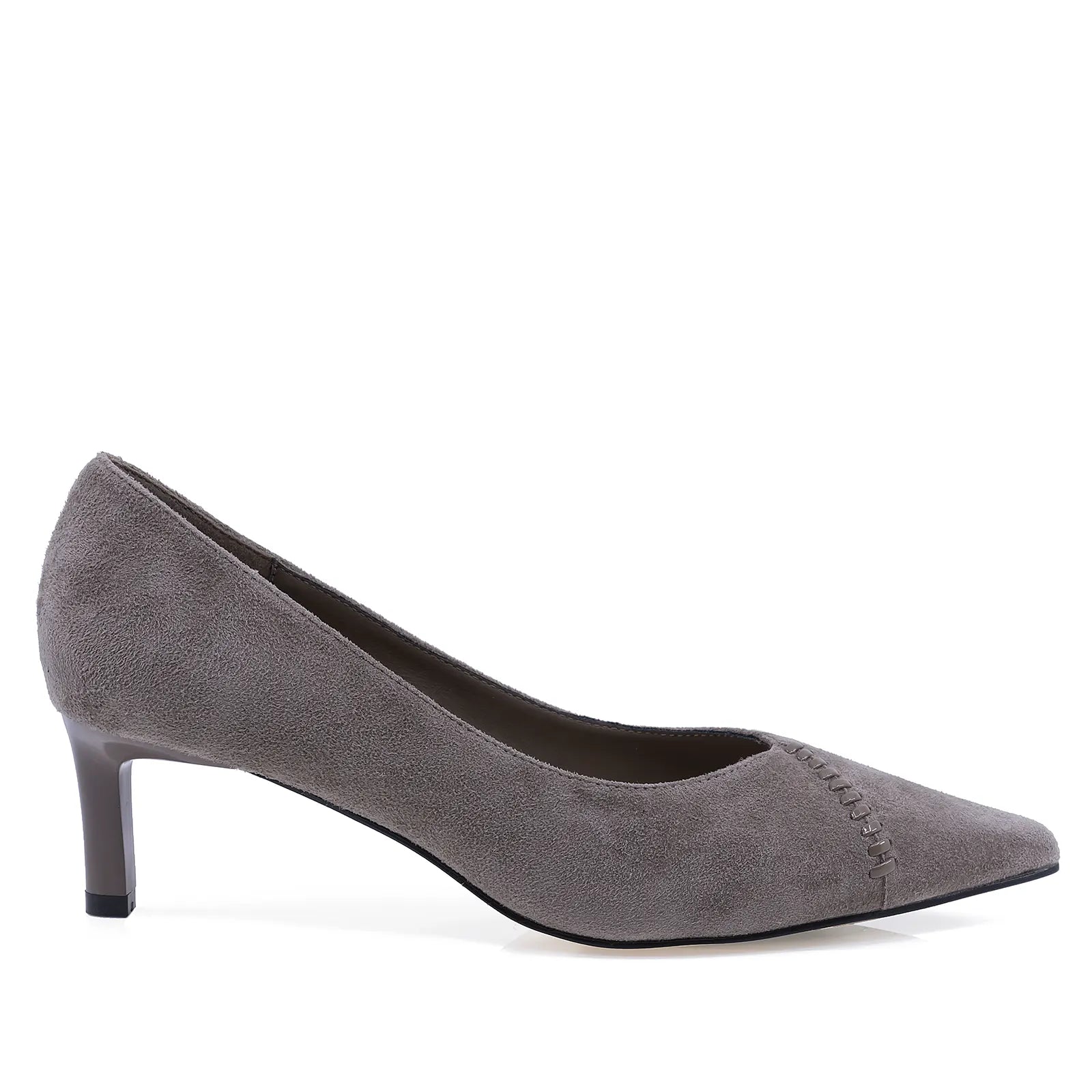 Pantofi dama eleganti Anna Viotti piele intoarsa D106-M1530-Q1191-6 gri