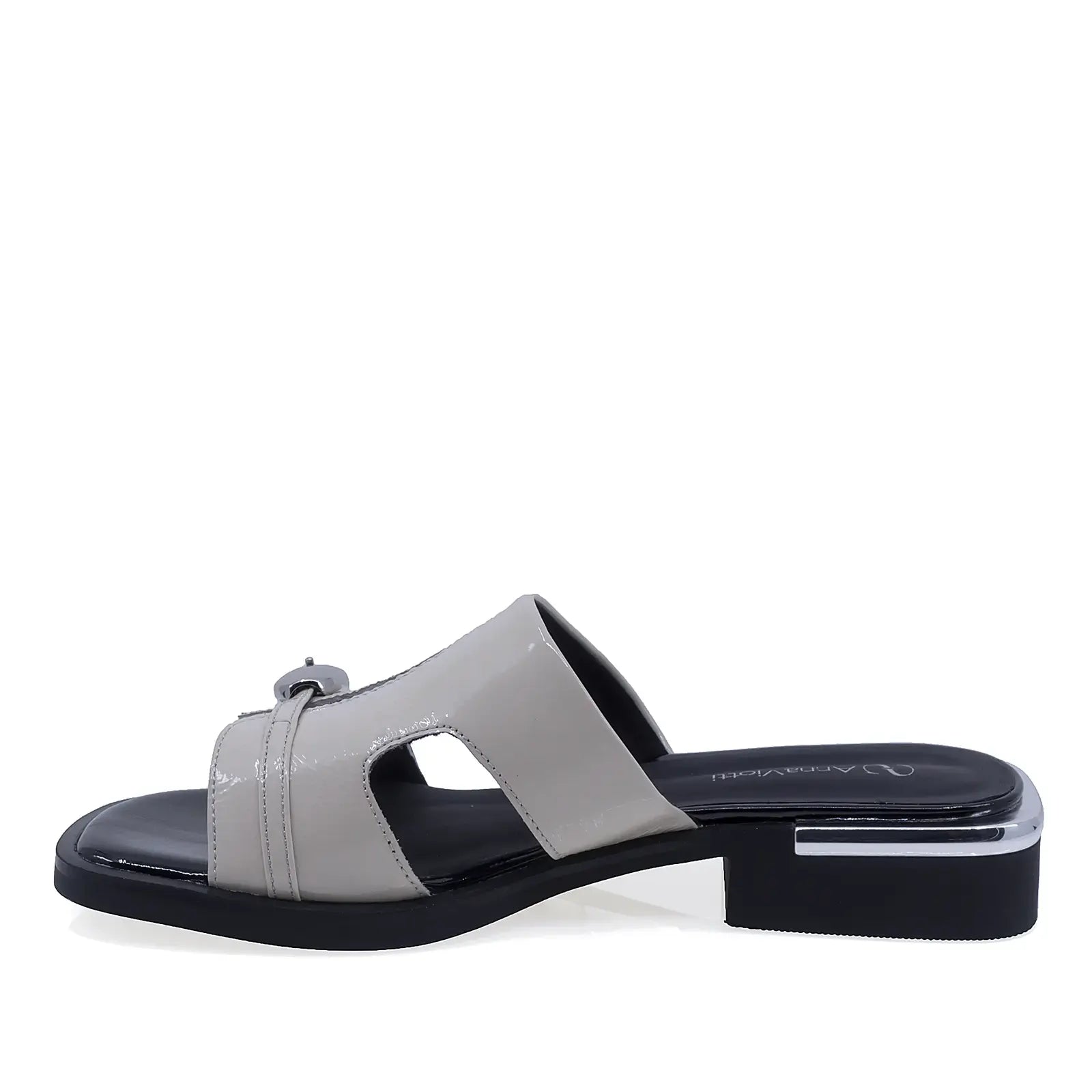 Papuci damă Anna Viotti 6452L-A93-C32 gri, casual-chic, modern și elegant