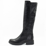 CIZME ANNA VIOTTI DIN PIELE NATURALA D26-ROSA NEGRU 