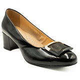 Pantofi dama Kordel Din Piele Naturala D 1462 LAC NEGRU 