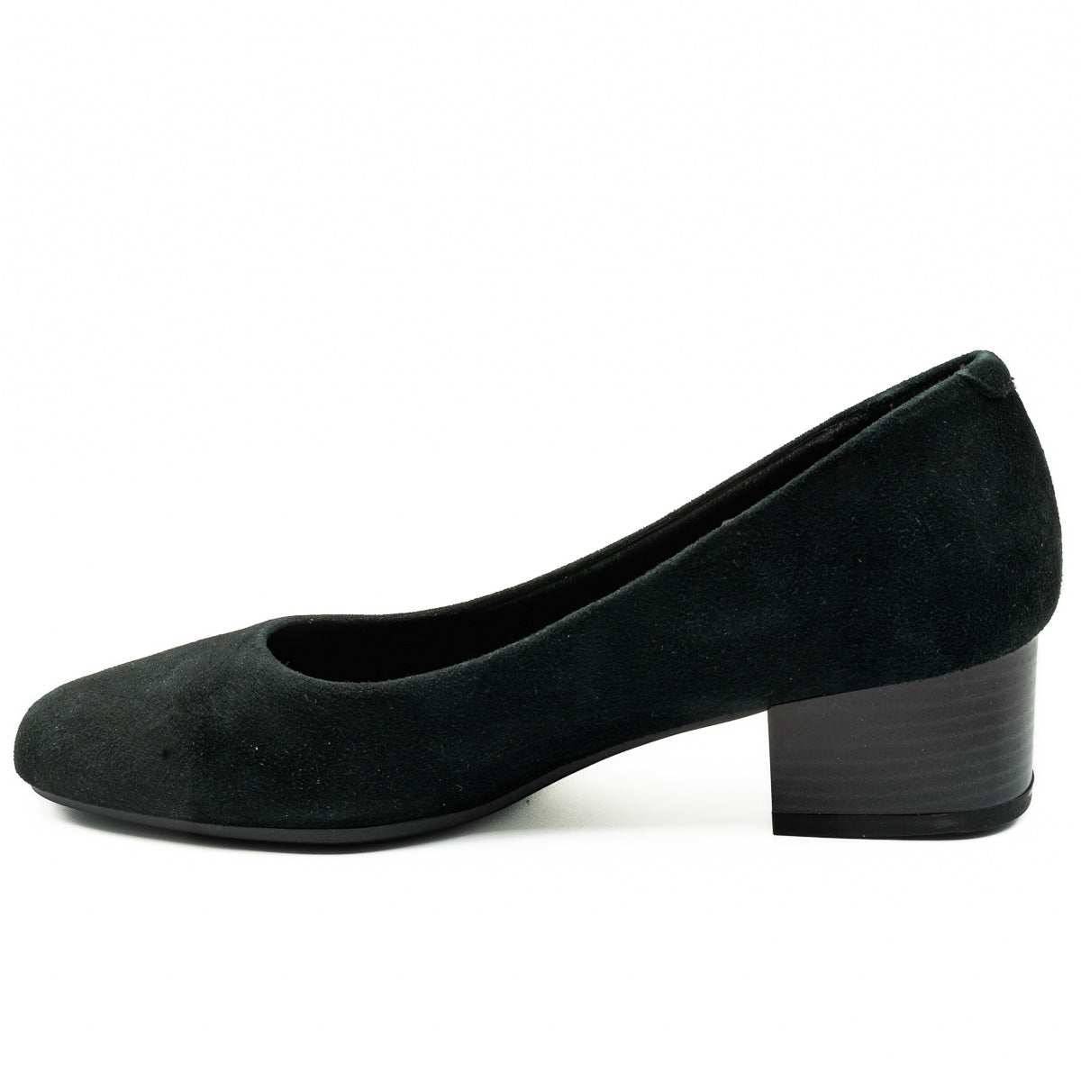 PANTOFI DAMA ANNA VIOTTI DIN PIELE NATURALA D 24100 VELUR NEGRU 