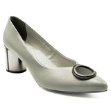 PANTOFI DAMA KORDEL DIN PIELE NATURALA D 2010 GRI 