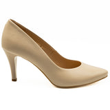 PANTOFI DAMA KORDEL DIN PIELE NATURALA D 1057 BEJ 