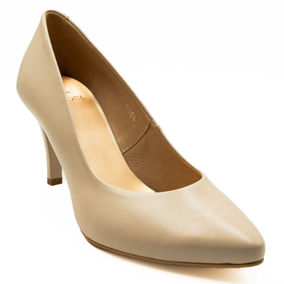 PANTOFI DAMA KORDEL DIN PIELE NATURALA D 1057 BEJ 