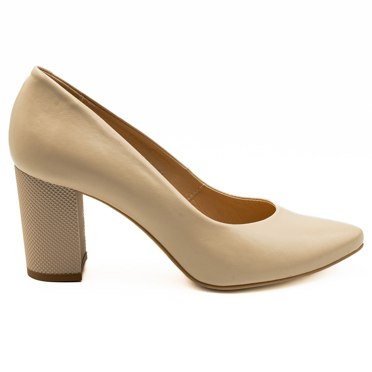 Pantofi dama kordel din piele naturala D 1691 bej 