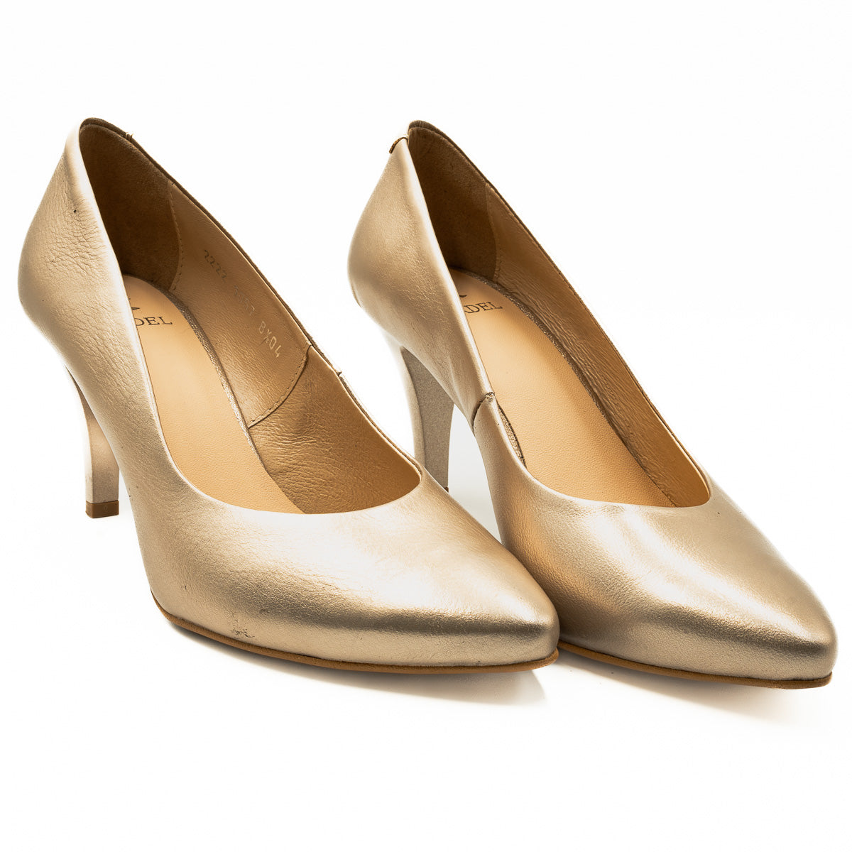 PANTOFI DAMA KORDELL DIN PIELE NATURALA D 1057 AURIU