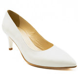 Pantofi dama Anna Viotti din piele naturala D F57 alb - Goretti - Incaltaminte din piele naturala