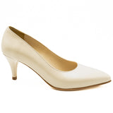  Pantofi dama Anna Viotti din piele naturala D F57 bej