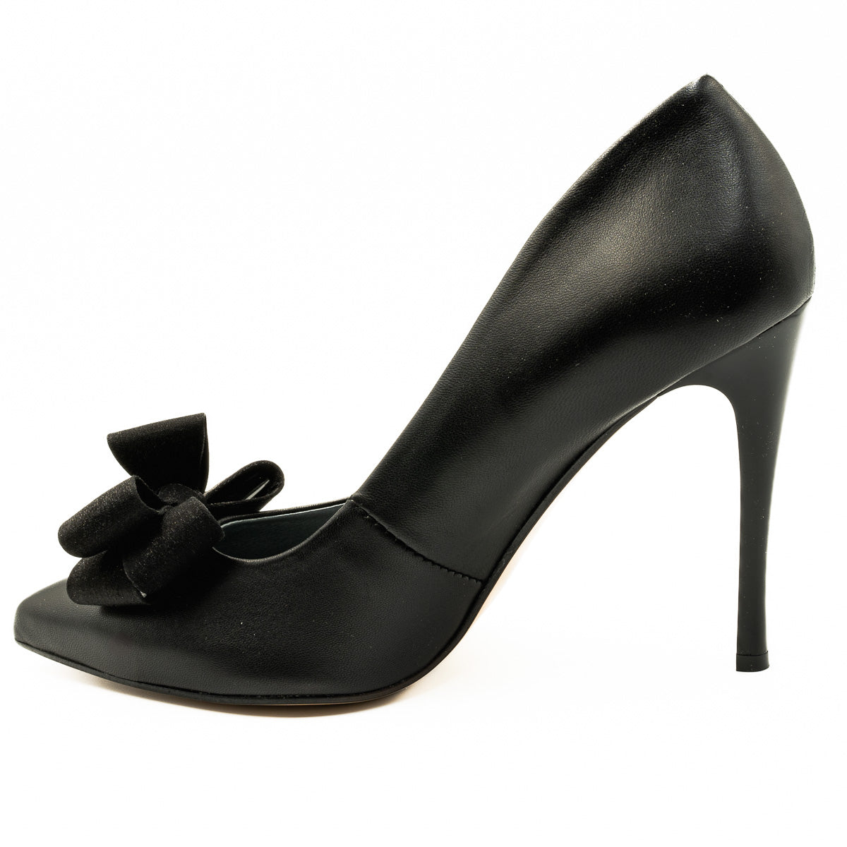 Pantofi dama Kordel din piele naturala D 1890 negru box