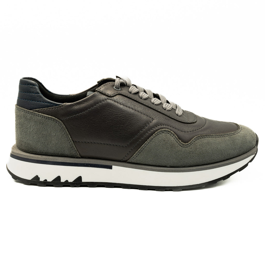 PANTOFI BARBATI CASUAL GORETTI DIN PIELE NATURALA  B 17-066 GREY