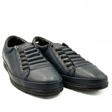 PANTOFI BARBATI CASUAL GORETTI DIN PIELE NATURALA B 492 blue 