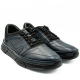 PANTOFI BARBATI CASUAL GORETTI DIN PIELE NATURALA B 24-2203 blue 