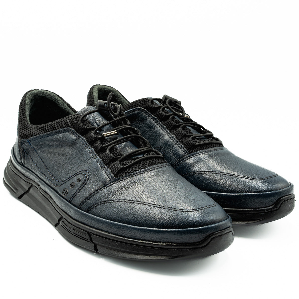 PANTOFI BARBATI CASUAL GORETTI DIN PIELE NATURALA B 24-2203 blue 