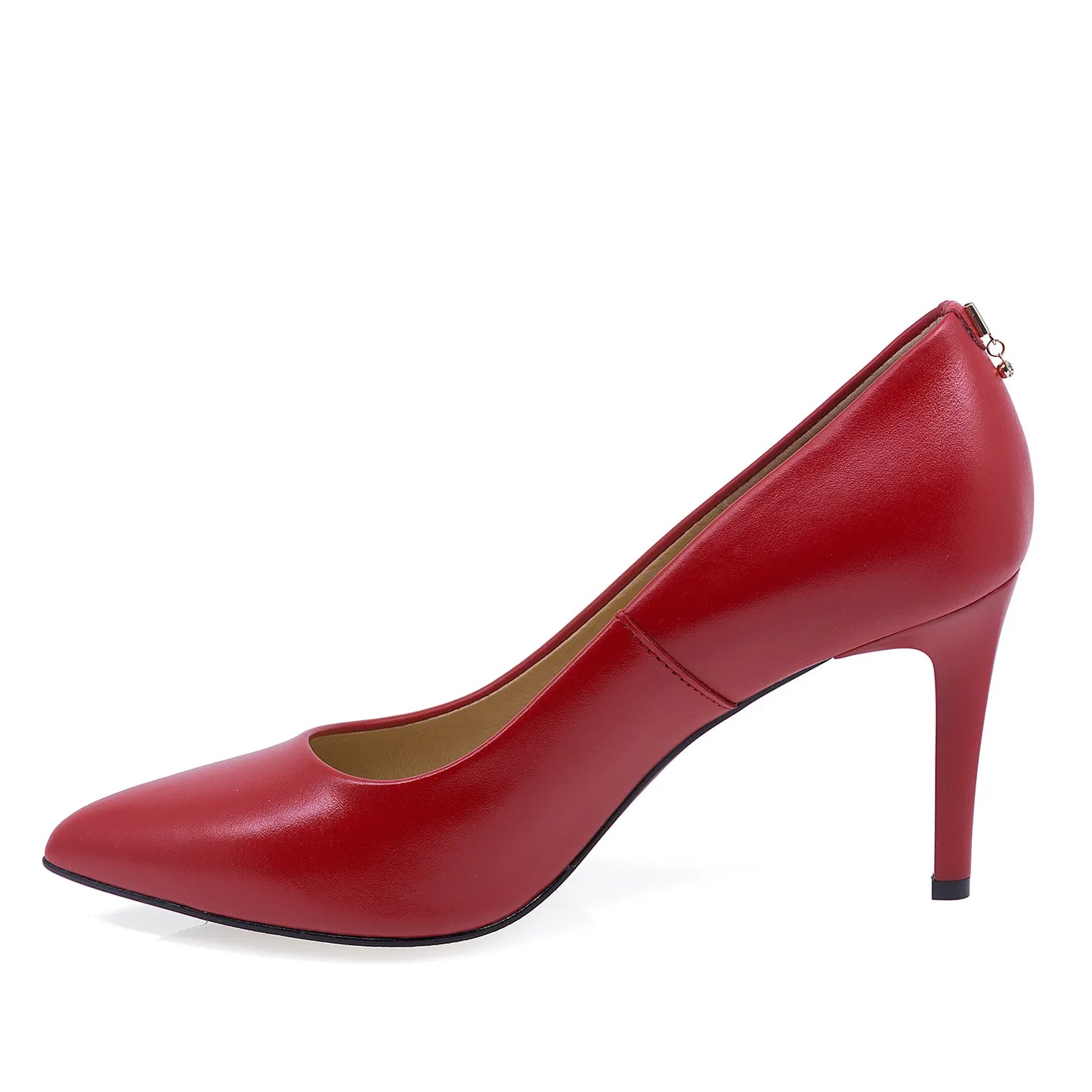 Pantofi dama eleganti Sala piele naturala 7064 rosii