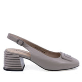 Pantofi damă eleganti piele naturala Anna Viotti D105-6371P-A11-X16 gri