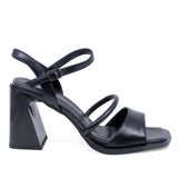 Sandale damă elegante piele naturala Anna Viotti D105-6372-S15-YT01 negru