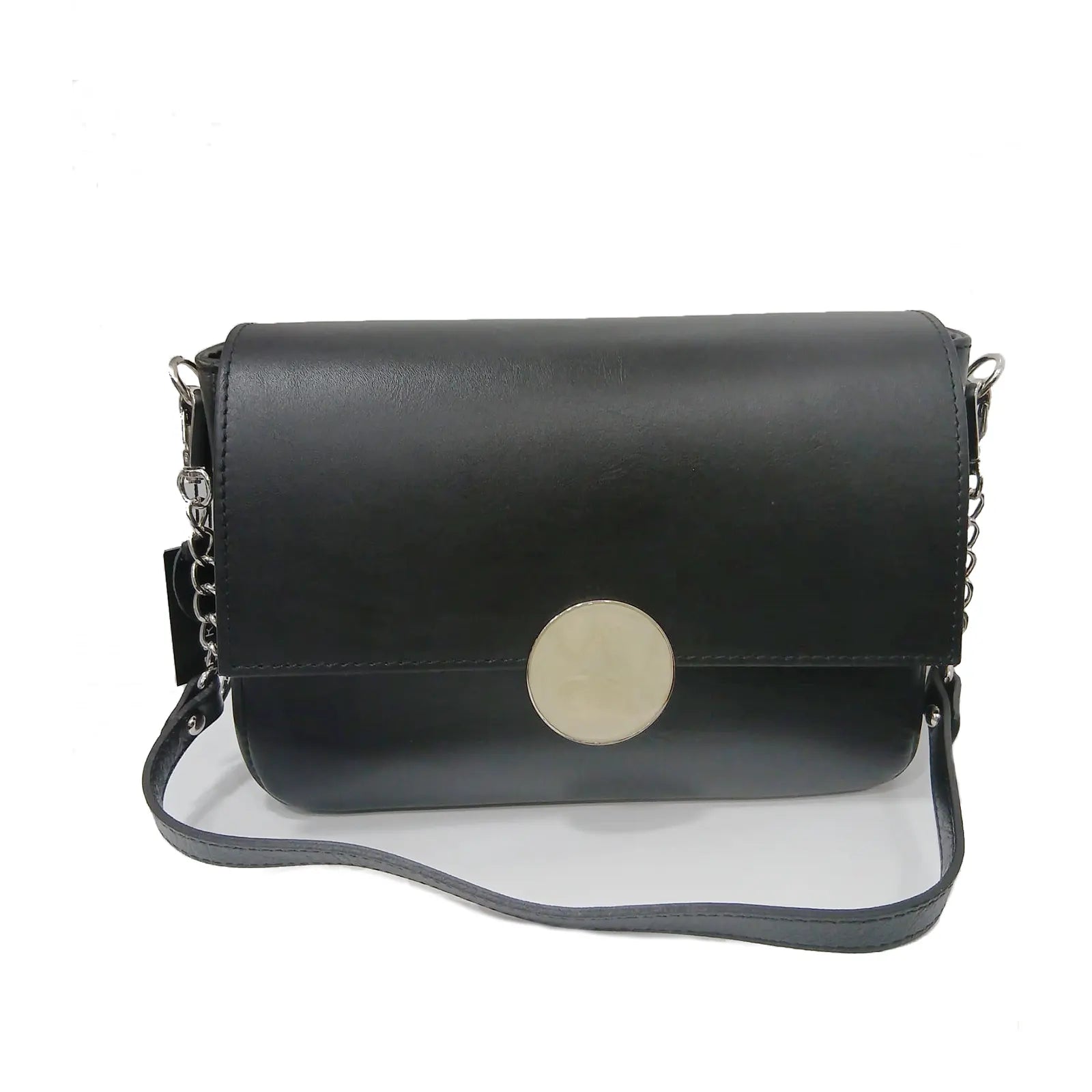 Geantă damă Luna piele naturala 020 negru