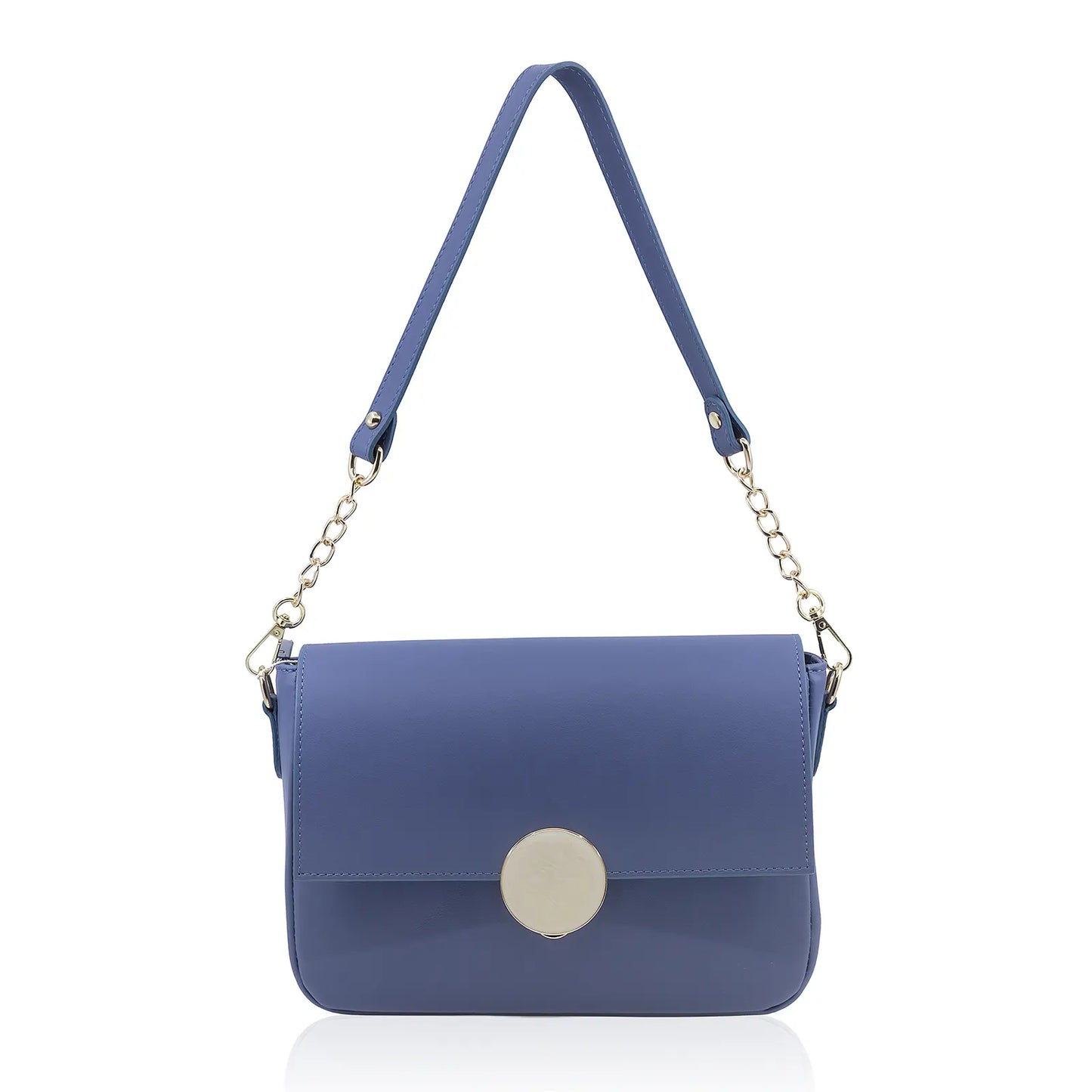 Geantă damă Luna piele naturala 020 bleumarin