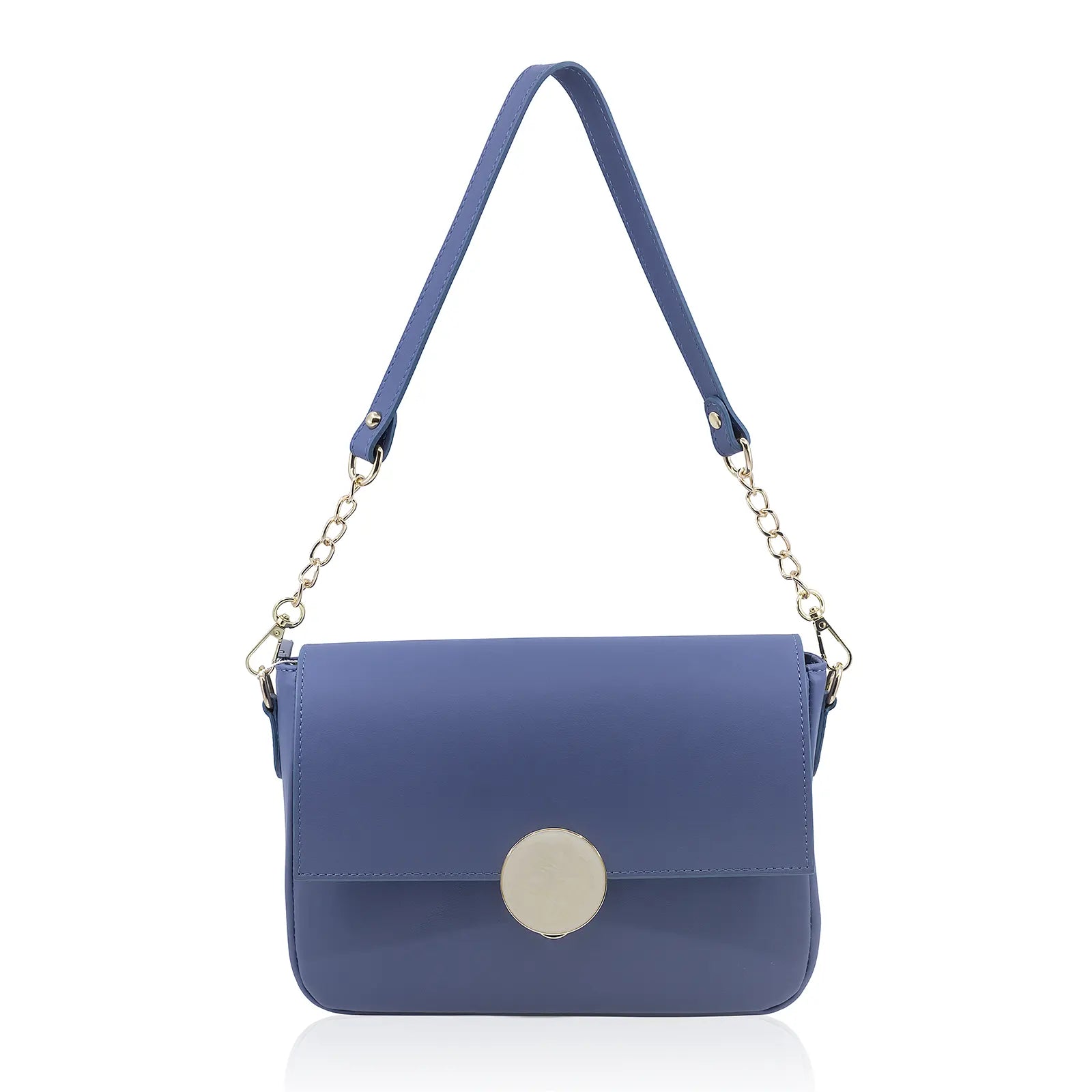 Geantă damă Luna piele naturala 020 bleumarin