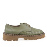 Pantofi Dama Casual Anna Viotti Piele naturala D12-482 verde