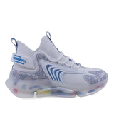 Pantofi dama sport Goretti poliuretan D100-CL31091 alb/blue